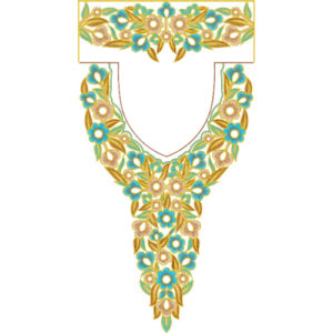 Kaftan Floral Embroidery Design