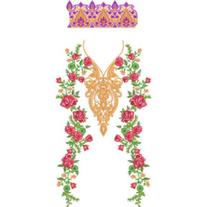 Flower Kaftan Embroidery Design