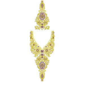 Simple Kaftan Embroidery Design
