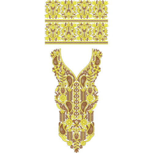 Kaftan Embroidery Design