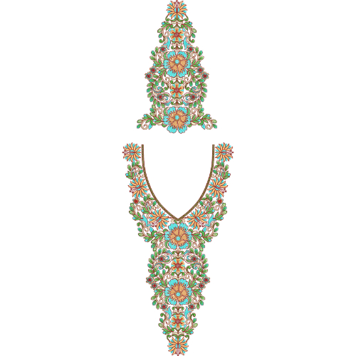 Unique Kaftan Embroidery Design