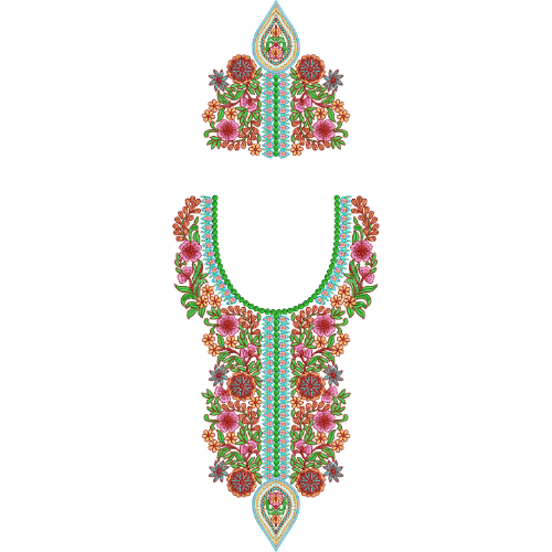 Delicate Kaftan Embroidery Design