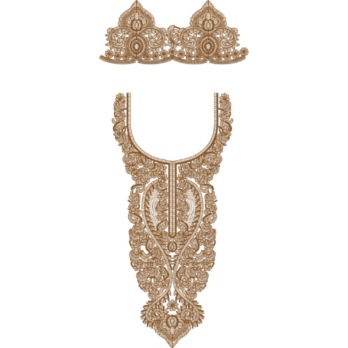 Kaftan Embroidery Design