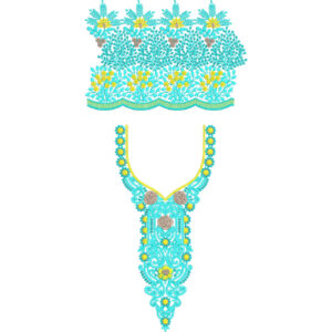 Flower Kaftan Embroidery Design