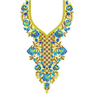 Neck Gala Embroidery Design