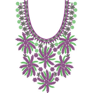 Beautiful Neck Embroidery Design