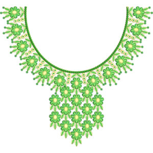 Unique Neck Embroidery Design