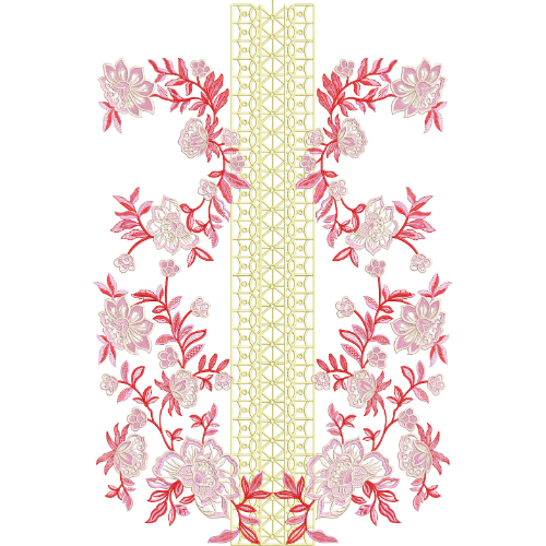 Neck Kurta Embroidery Design
