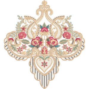 Neckline Embroidery Design