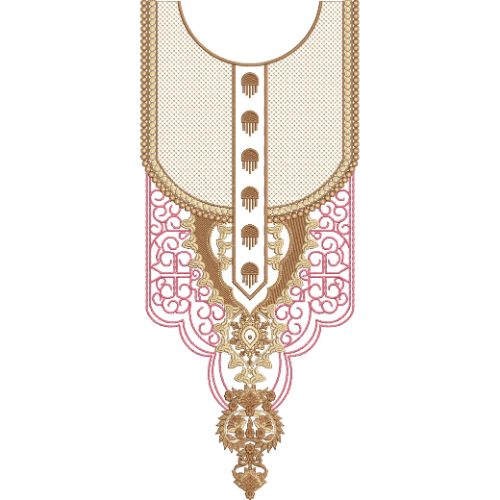 Simple Neck Embroidery Design