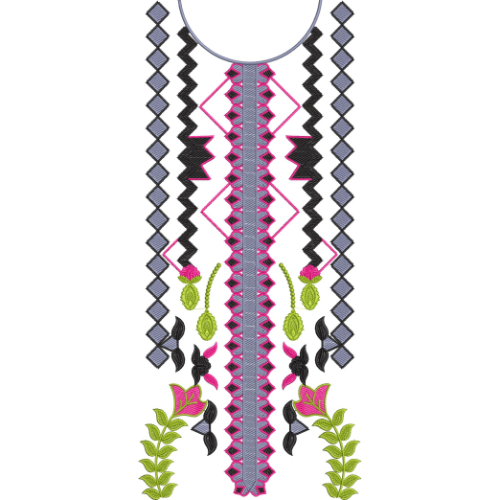 Neck Gala Embroidery Design