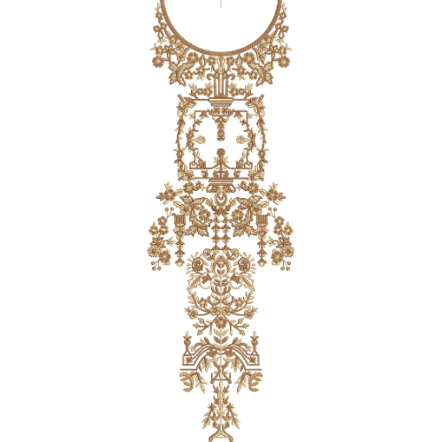 Neck Kurta Embroidery Design