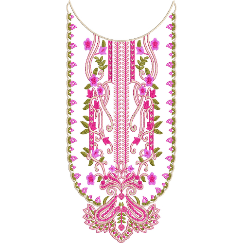 Neck Kurta Embroidery Design