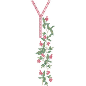 Unique Neck Embroidery Design