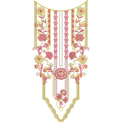 Neck Gala Embroidery Design