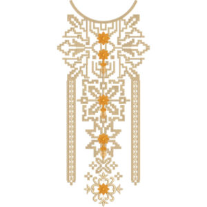 Neckline Embroidery Design