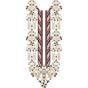 Unique Neck Embroidery Design