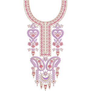 Neckline Embroidery Design