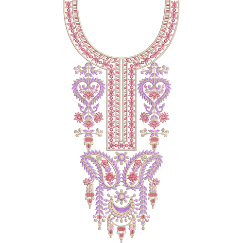 Neckline Embroidery Design