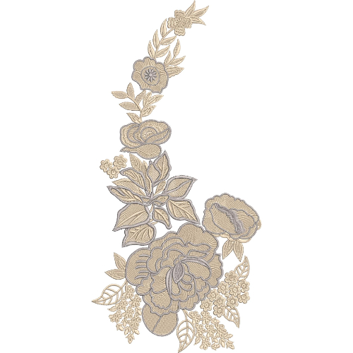 Neck Kurta Embroidery Design