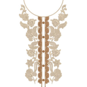 Unique Neck Embroidery Design