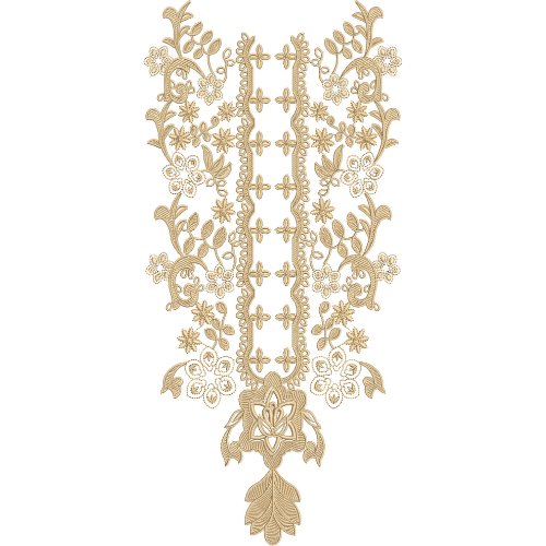 Neck Gala Embroidery Design