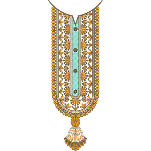 Neck Kurta Embroidery Design