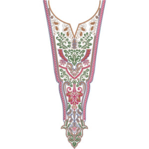 Unique Neck Embroidery Design