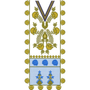 Neckline Embroidery Design