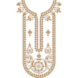 Beautiful Neck Embroidery Design