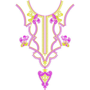 Neck Gala Embroidery Design