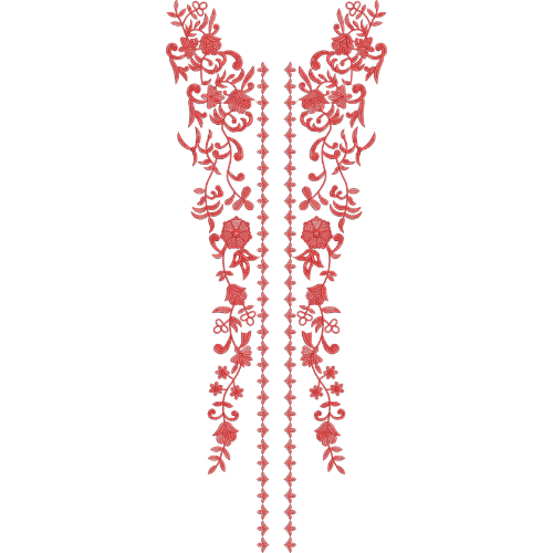 Neck Kurta Embroidery Design