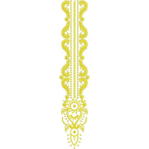 Simple Neck Embroidery Design