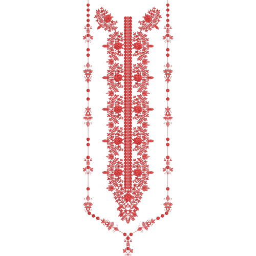 Neck Gala Embroidery Design