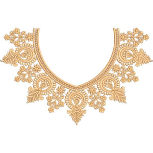 Neckline Embroidery Design
