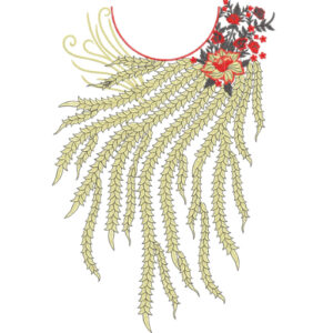 Simple Neck Embroidery Design
