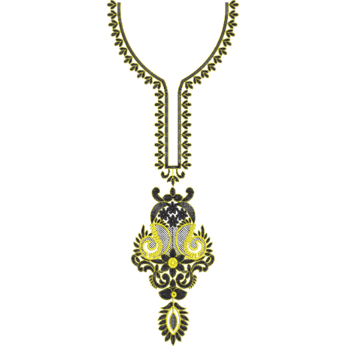 Neck Gala Embroidery Design