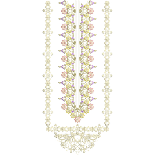 Neck Kurta Embroidery Design