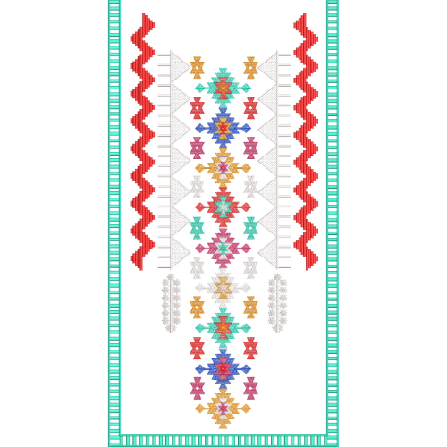 Simple Neck Embroidery Design