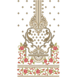 Unique Neck Embroidery Design