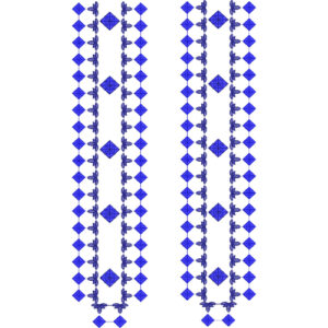 Neck Flower Embroidery Design