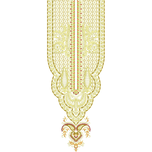 Simple Neck Embroidery Design