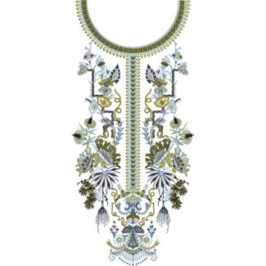 Neck Gala Embroidery Design