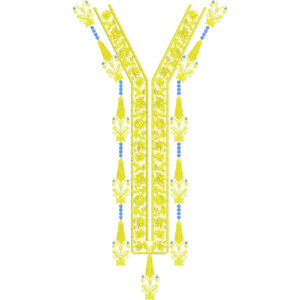 Neckline Embroidery Design