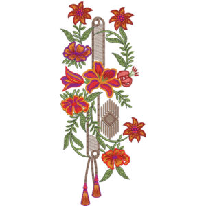 Unique Neck Embroidery Design