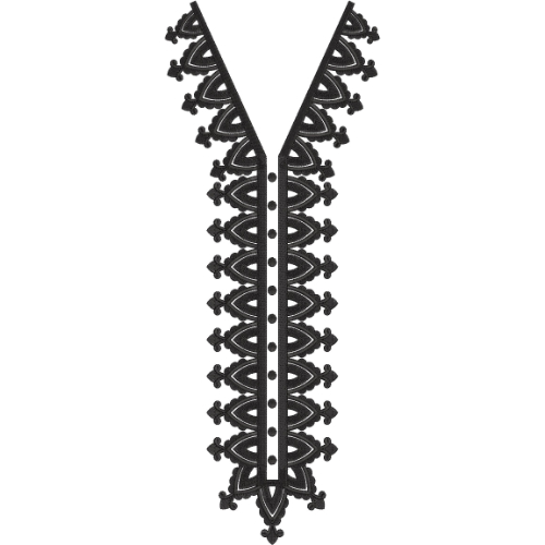Simple Neck Embroidery Design