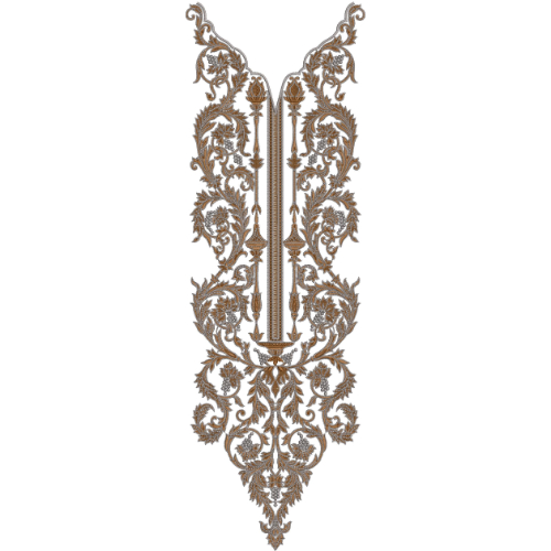 Neck Kurta Embroidery Design