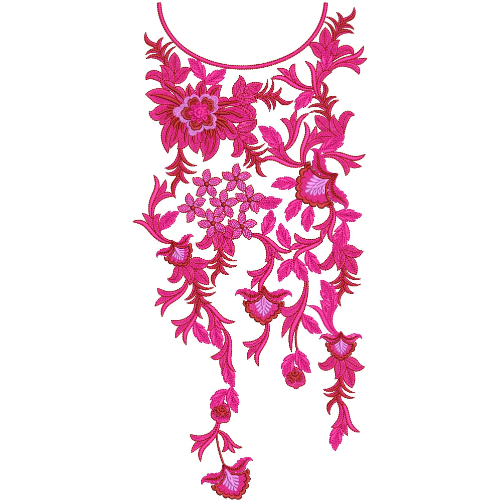 Neck Gala Embroidery Design
