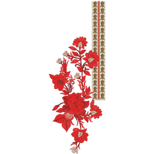 Neckline Embroidery Design