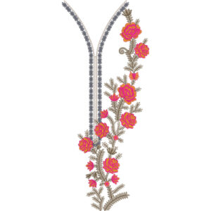 Beautiful Neck Embroidery Design